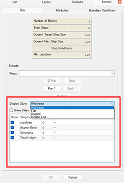 すべてのExtrude の押し出し前面の表示が改善