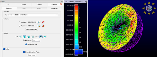 「Size Field Edge Length Ratio」が追加