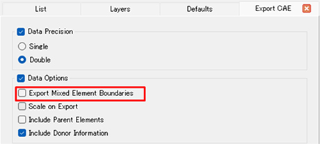 混合要素を含むゾーンを書き出すためのCGNSエクスポートオプションを追加