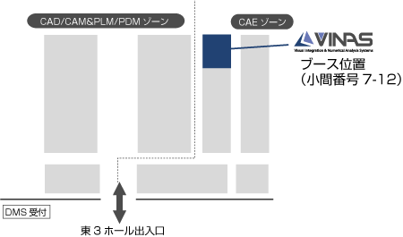 ヴァイナスブース位置